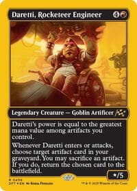 Daretti, Rocketeer Engineer (First-Place Foil) - Aetherdrift - Magic: The Gathering card