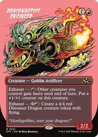 Draconautics Engineer (Borderless) - Aetherdrift - Magic: The Gathering card