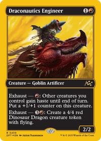 Draconautics Engineer (First-Place Foil) - Aetherdrift - Magic: The Gathering card