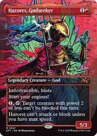 Hazoret, Godseeker (Borderless) - Aetherdrift - Magic: The Gathering card