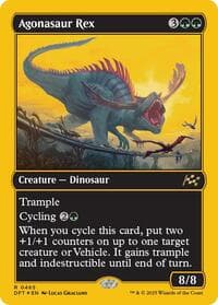 Agonasaur Rex (First-Place Foil) - Aetherdrift - Magic: The Gathering card