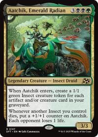 Aatchik, Emerald Radian - Aetherdrift - Magic: The Gathering card
