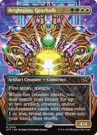 Brightglass Gearhulk (Borderless) - Aetherdrift - Magic: The Gathering card