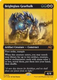 Brightglass Gearhulk (First-Place Foil) - Aetherdrift - Magic: The Gathering card