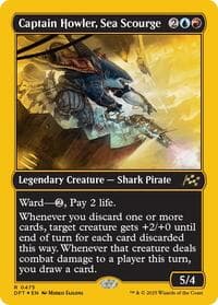 Captain Howler, Sea Scourge (First-Place Foil) - Aetherdrift - Magic: The Gathering card
