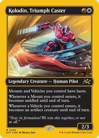 Kolodin, Triumph Caster (First-Place Foil) - Aetherdrift - Magic: The Gathering card