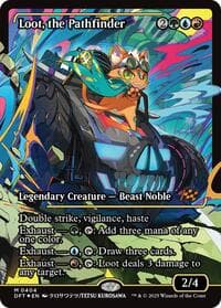 Loot, the Pathfinder (Showcase) - Aetherdrift - Magic: The Gathering card