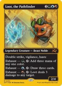 Loot, the Pathfinder (First-Place Foil) - Aetherdrift - Magic: The Gathering card