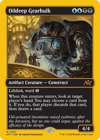 Oildeep Gearhulk (First-Place Foil) - Aetherdrift - Magic: The Gathering card