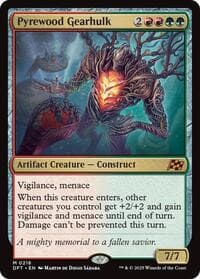 Pyrewood Gearhulk - Aetherdrift - Magic: The Gathering card