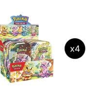 Prismatic Evolutions Mini Tin Display Case - SV: Prismatic Evolutions - Pokemon card