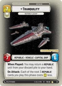 Tranquility - Inspiring Flagship (Champion) - Organized Play Promos - Star Wars: Unlimited card