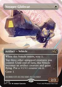 Voyager Glidecar (Borderless) - Aetherdrift - Magic: The Gathering card