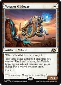 Voyager Glidecar - Aetherdrift - Magic: The Gathering card