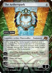 The Aetherspark (Serial Numbered) - Aetherdrift - Magic: The Gathering card