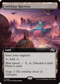 Avishkar Raceway (Extended Art) - Aetherdrift - Magic: The Gathering card
