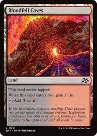 Bloodfell Caves - Aetherdrift - Magic: The Gathering card