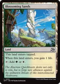 Blossoming Sands - Aetherdrift - Magic: The Gathering card