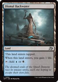 Dismal Backwater - Aetherdrift - Magic: The Gathering card