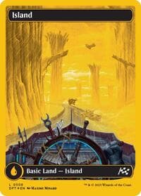 Island (0508) (First-Place Foil) - Aetherdrift - Magic: The Gathering card