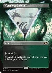 Wastewood Verge (Borderless) - Aetherdrift - Magic: The Gathering card