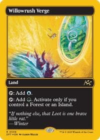 Willowrush Verge (First-Place Foil) - Aetherdrift - Magic: The Gathering card