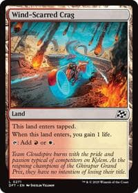 Wind-Scarred Crag - Aetherdrift - Magic: The Gathering card