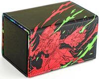 Viridian Vex Faux Leather Dicewinder Deck Box (Red Belle) - ManaMoon Deck Boxes - Deck Boxes card