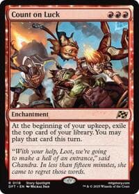 Count on Luck - Aetherdrift - Magic: The Gathering card