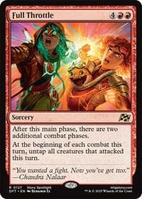 Full Throttle - Aetherdrift - Magic: The Gathering card