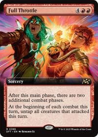 Full Throttle (Extended Art) - Aetherdrift - Magic: The Gathering card