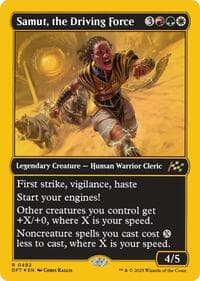 Samut, the Driving Force (First-Place Foil) - Aetherdrift - Magic: The Gathering card