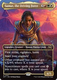 Samut, the Driving Force (Borderless) - Aetherdrift - Magic: The Gathering card
