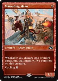 Marauding Mako - Promo Pack: Aetherdrift - Magic: The Gathering card