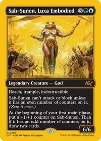 Sab-Sunen, Luxa Embodied (First-Place Foil) - Aetherdrift - Magic: The Gathering card