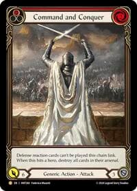 Command and Conquer (Extended Art) - The Hunted - Flesh and Blood TCG card