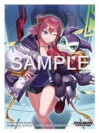 Digimon Card Game Official Sleeves - Digimon Yuuki and Impmon Card Sleeves 2025 (60-Pack) - Bandai Card Sleeves - Card Sleeves card
