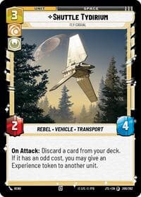 Shuttle Tydirium - Fly Casual - Jump to Lightspeed - Star Wars: Unlimited card