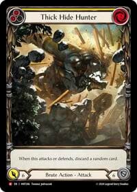 Thick Hide Hunter (Extended Art) - The Hunted - Flesh and Blood TCG card