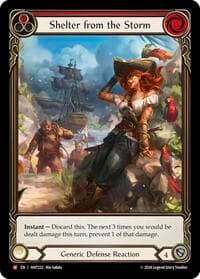 Shelter from the Storm (Extended Art) - The Hunted - Flesh and Blood TCG card