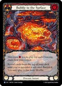 Bubble to the Surface (Extended Art) - The Hunted - Flesh and Blood TCG card