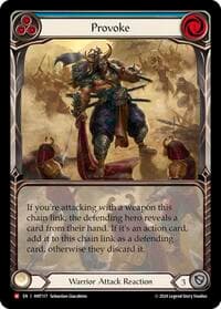 Provoke (Extended Art) - The Hunted - Flesh and Blood TCG card