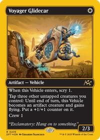 Voyager Glidecar (First-Place Foil) - Aetherdrift - Magic: The Gathering card
