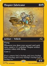 Thopter Fabricator (First-Place Foil) - Aetherdrift - Magic: The Gathering card