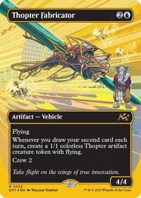 Thopter Fabricator (Borderless) (First-Place Foil) - Aetherdrift - Magic: The Gathering card