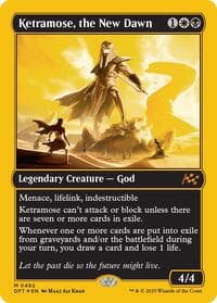 Ketramose, the New Dawn (First-Place Foil) - Aetherdrift - Magic: The Gathering card