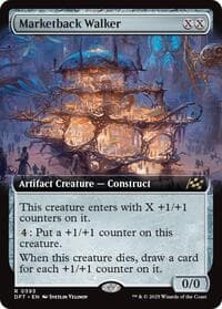 Marketback Walker (Extended Art) - Aetherdrift - Magic: The Gathering card
