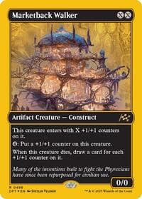 Marketback Walker (First-Place Foil) - Aetherdrift - Magic: The Gathering card
