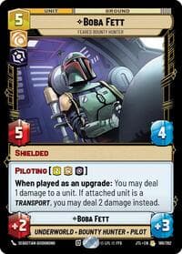 Boba Fett - Feared Bounty Hunter - Jump to Lightspeed - Star Wars: Unlimited card