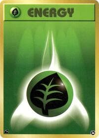 Basic Grass Energy - 34 - Intro Pack (Bulbasaur) - Pokemon Japan card